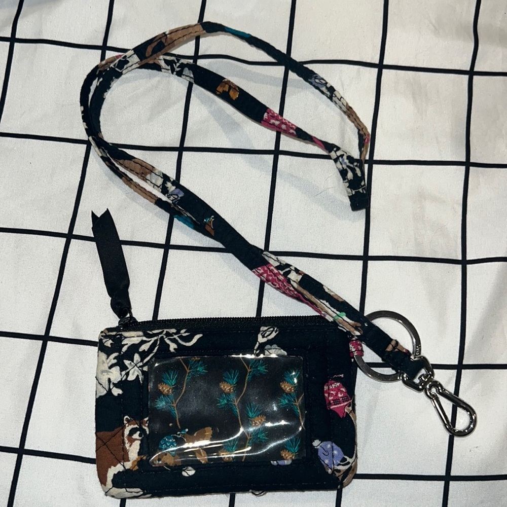 Vera Bradley Coin Purse with Lanyard
